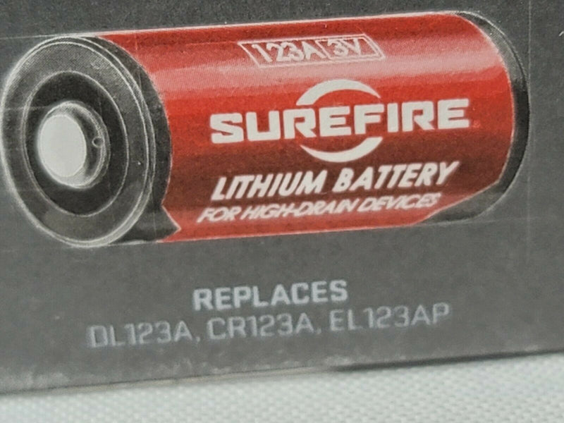 Surefire 123A Cr123a El123ap 3 Volt Lithium Batteries - 12 Pack -