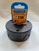 Spyder 600105H Hole Saw,Bi-Metal,4-1/8In