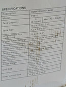 iSonic Ultrasonic Cleaner P4810