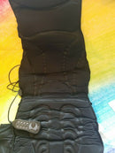 Relief Expert Back Car Seat Massager Cushion Chair Pad W/ Heat 10 Vibrating