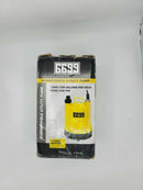 6699 1/6HP Portable Utility Pump Submersible Small Backup Sump Pump to Drain