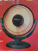 Soleus 800W Oscillating Radiant Tabletop Heater, Portable Electric Desk Space