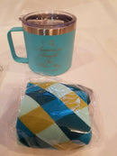 Ultimate Olivia Gift Set Bundle 14 Oz - 5 Piece Mug Set Socks - Stainless Straw