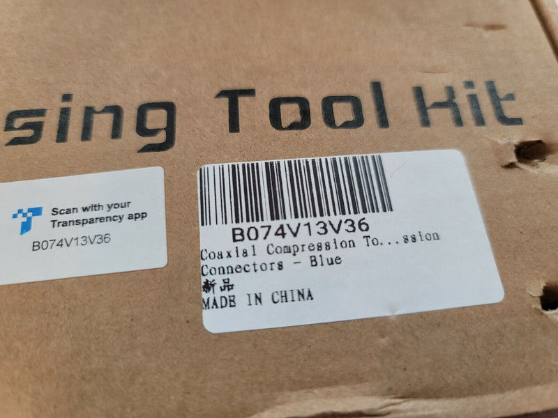 Coaxial Compression Tool Coax Cable Crimper Kit Adjustable