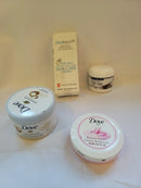 Dove, Exfoliating Body Polish + Beauty Cream  + Goat Milk Skin Care +(4 Items )