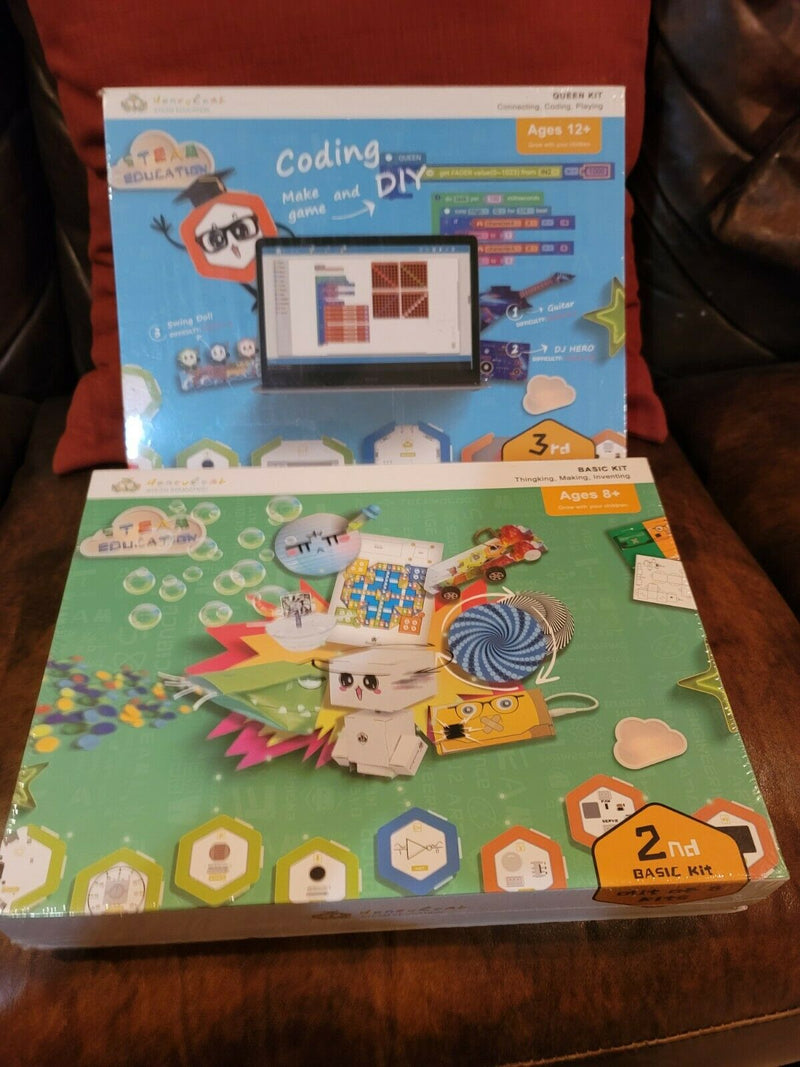 2 HoneyComb 2nd & 3rd Of 8 Basic & Queen Kit Connecting Coding Playing Steam Ed