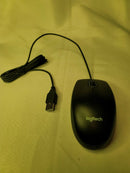 Logitech Wired Optical  Mouse - Black