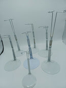 7 doll stands 6EA 12" with 4.5" Platform & 1 each 5" with 3" platform New