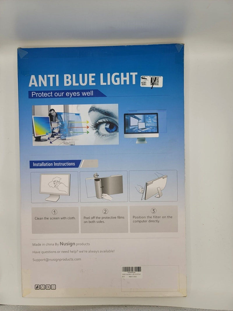 Nusign Anti Blue Light 23-24" Hanging Screen Protector Desktop Monitor 540*340mm
