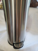 10.6 Gallon Kitchen Step Trash Can Stainless Steel Garbage 26"x15"x11"
