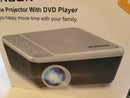 Fangor Mini Bluetooth Projector Bundle Built In Dvd Player Portable Dvd 1080P