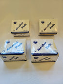 4 Boxes Of 100 Medium Alcohol Prep Pads