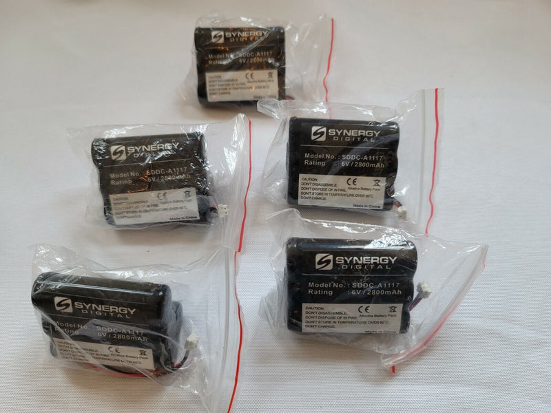 Synergy Digital Cordless Phone Battery Combo-Pack Include:5 X Sddc-A1117 2800Mah