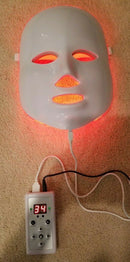 7 Colors LED Light Photon Face Mask Rejuvenation Facial Skin Beauty Anti-Aging