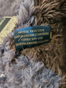 Pavilia Fluffy Sherpa Throw Blanket | Heather Gray | Super Soft Plush Fuzzy