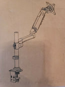 Huanuo Single Monitor Stand - Gas Spring Single Arm Monitor Desk Mount Hnss8