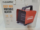 Electric Heater, 1500W Portable Ceramic Space Heater w/Adjustable Thermostat
