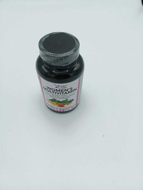 Women's Daily Multivitamin with Organic/Natural Wholefood 90 Veggie Caps