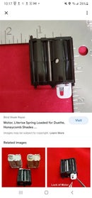 Three literwise spring loaded for duette for honeycomb shades