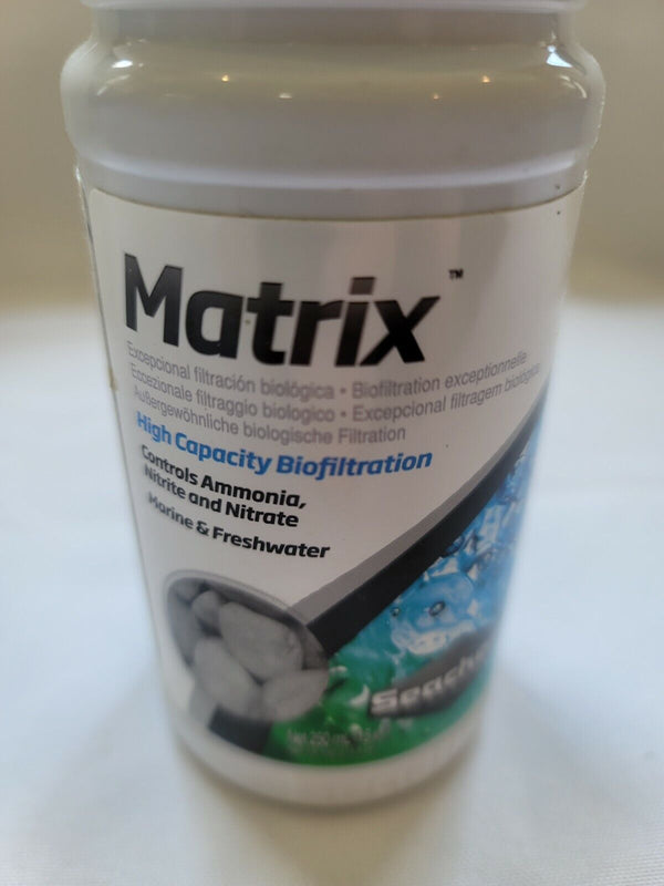 Seachem Matrix Bio Filtration Media - 1Liter - High Capacity Biofilter - Sc01170