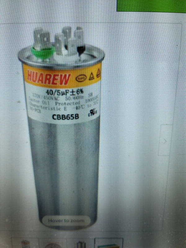 Cbb65 Dual Run Start Round Capacitor For Cool