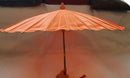 Vintage Oriental Umbrella With Wood Staff - Antique? Very Good Condition. Rare