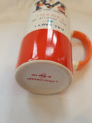 Mom & Dad Mugs By Pepper Story- Best Dad Ever & Thanks For Love Mom