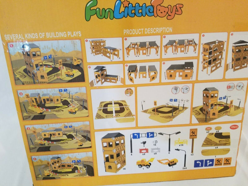 FunLittleToys Engineer 120-Piece Super Construction - New Unopened