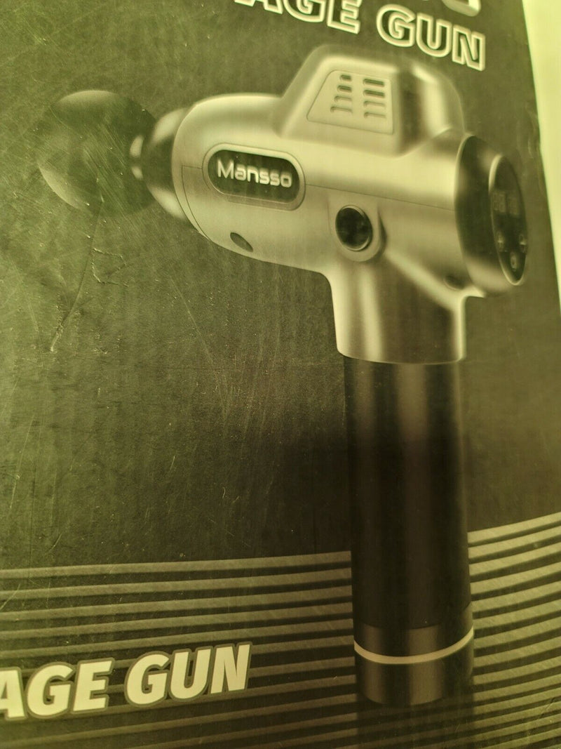 Mansso Muscle Massage Gun Professional Deep Tissue Percussion Massager 30 Speed