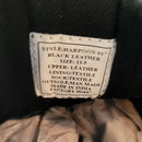 Steve Madden Mens Style Harpoon Black Leather  Shoes 11.5 Man Made