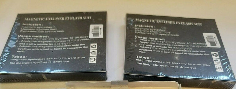 Two Sealed Arishine Magnetic Eyelashes & Eyeliner Suit