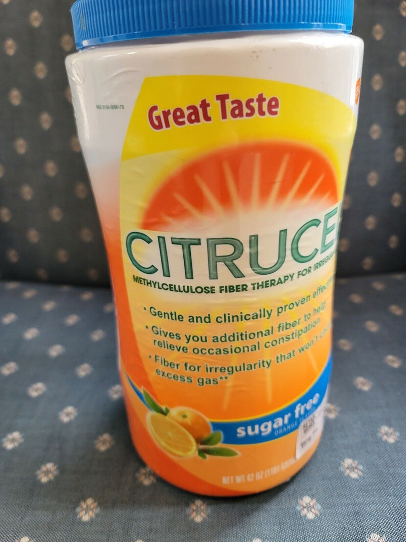 Original Citrucel Powder Sugar-Free Orange-Flavor Fiber 42 oz.|1191g -