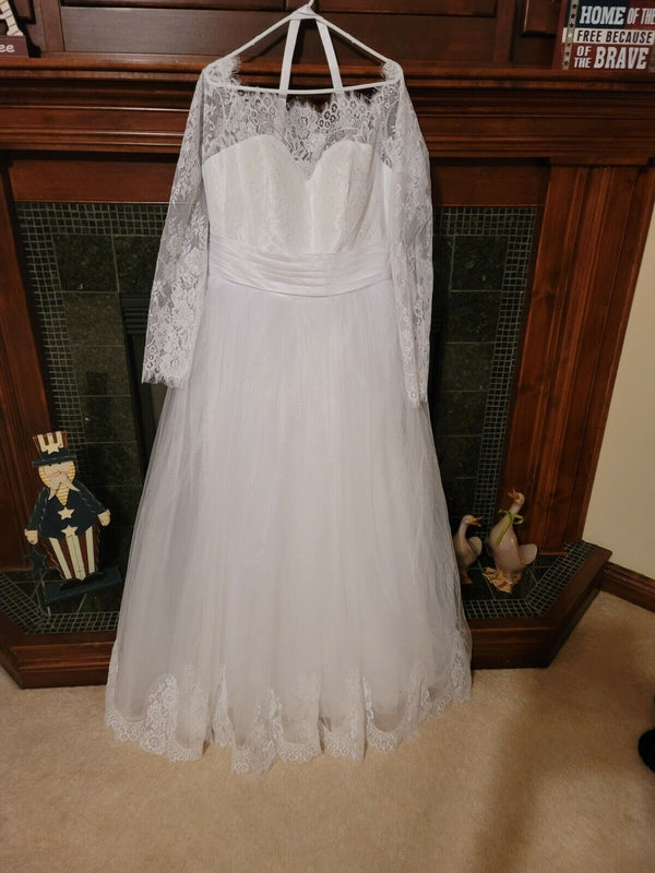 Lace Wedding Dress: Abaowedding Bridal Evening Gown