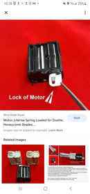 Three literwise spring loaded for duette for honeycomb shades