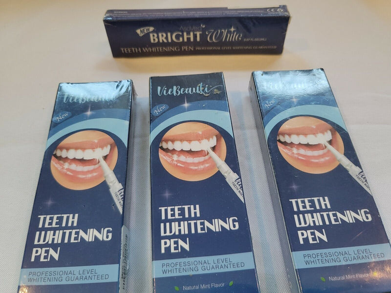 Lot Of 4  Bright White Teeth Whitening Pens
