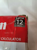 Canon Mp11dx 12-Digit Ribbon Printing Calculator Black/Red Print 3.7 Lines/Sec