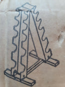 Two Dumbbell Storage Racks 5-Tier Tree Weight Stand Organizer Workouts Fitness