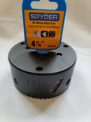 Spyder 600105H Hole Saw,Bi-Metal,4-1/8In