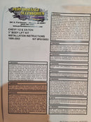 3" Body Lift Kit for 1999-2002 Chevy Silverado 1500/2500 Not HD 2WD/4WD Gas &