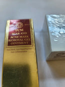 Scar & Acne Mark Removal Gel Ointment Tcm + Vibrant Glamour Cream Scars (2 Items