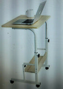 Gajoo Mobile Side Table | Adjustable Laptop Desk Cart | Sofa Side Tray Table
