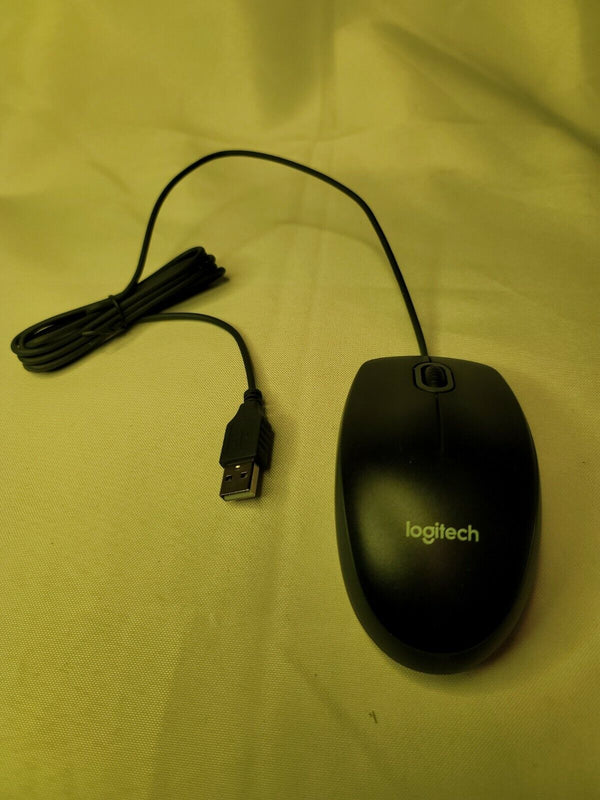 Logitech Wired Optical  Mouse - Black