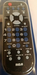Two Rca Universal Remote Control For Tv, Vcr, Dvd & Cable In Black