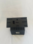 Black Wooden Knife Block Only 18 Slot Storage