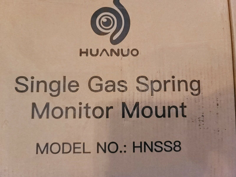 Huanuo Single Monitor Stand - Gas Spring Single Arm Monitor Desk Mount Hnss8