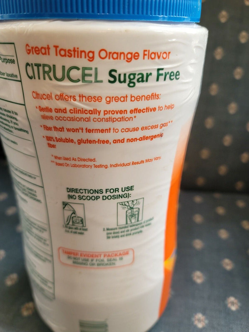 Original Citrucel Powder Sugar-Free Orange-Flavor Fiber 42 oz.|1191g -