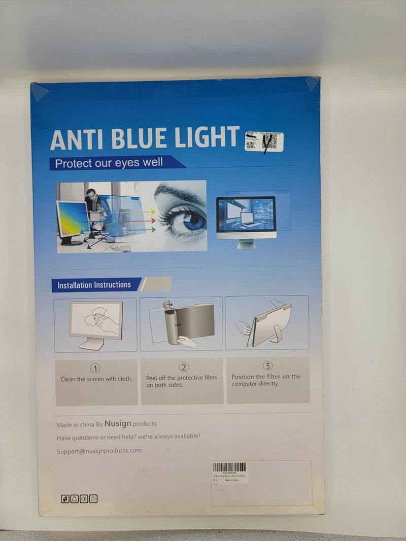 Nusign Anti Blue Light 23-24" Hanging Screen Protector Desktop Monitor 540*340mm