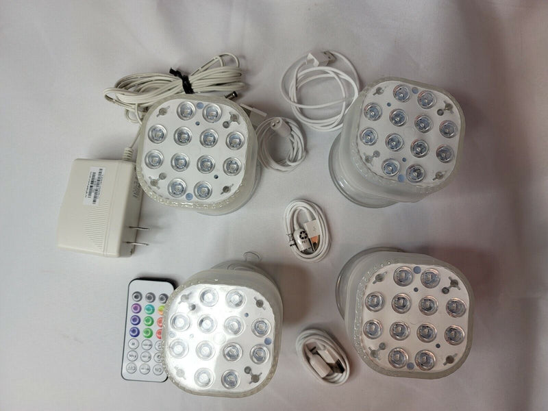 Rechargeable Submersible LED Lights | Homly Pool Lights with Remote | Large Suction