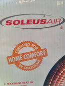 Soleus 800W Oscillating Radiant Tabletop Heater, Portable Electric Desk Space