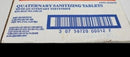 Quat-Tabs Quaternary Sanitizing Tablets - 600 Count -